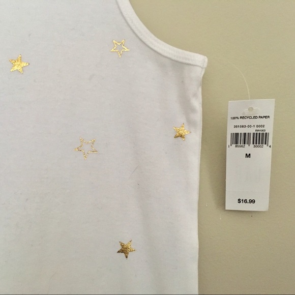 Gold star tank top - Picture 2 of 3